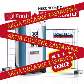 Toi Fresh + mobilný plot zadarmo